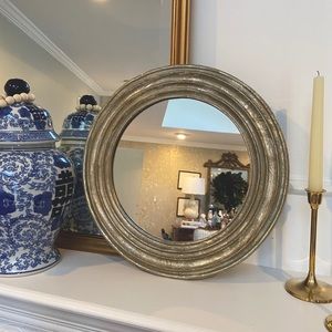 Pair of round mirrors